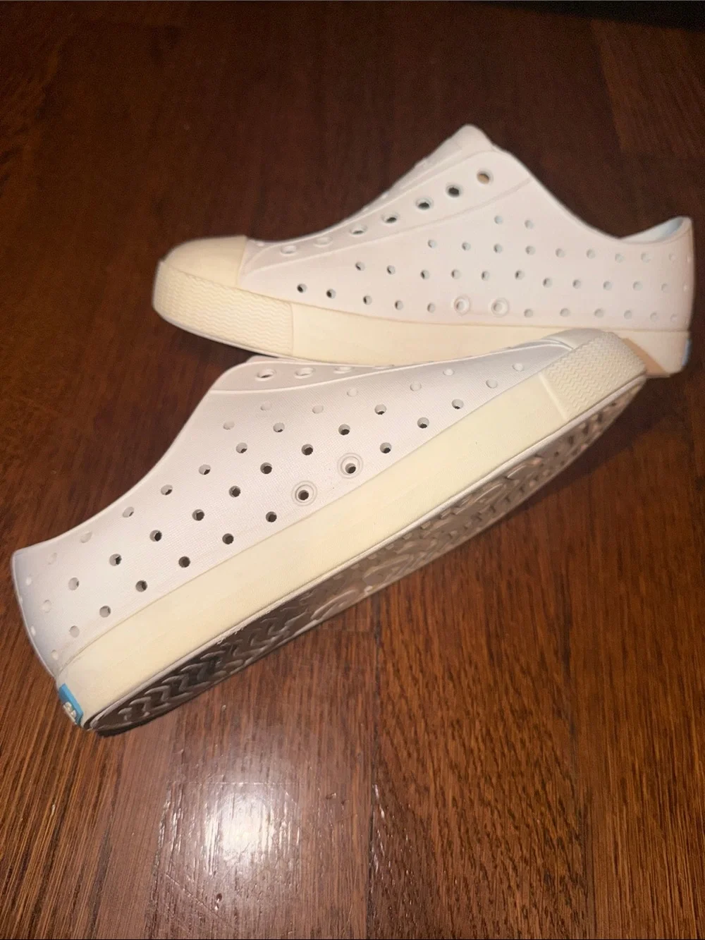 Native Kids Water Slip-On Shoes - White